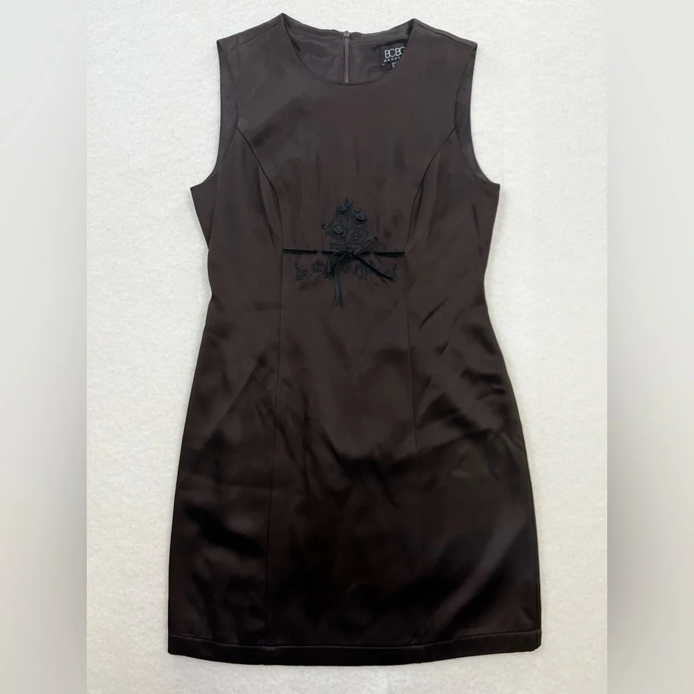 NWT Vintage BCBGMAXAZRIA Brown Dress Size 8